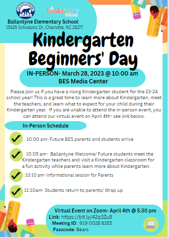 Kindergarten Beginners' Day